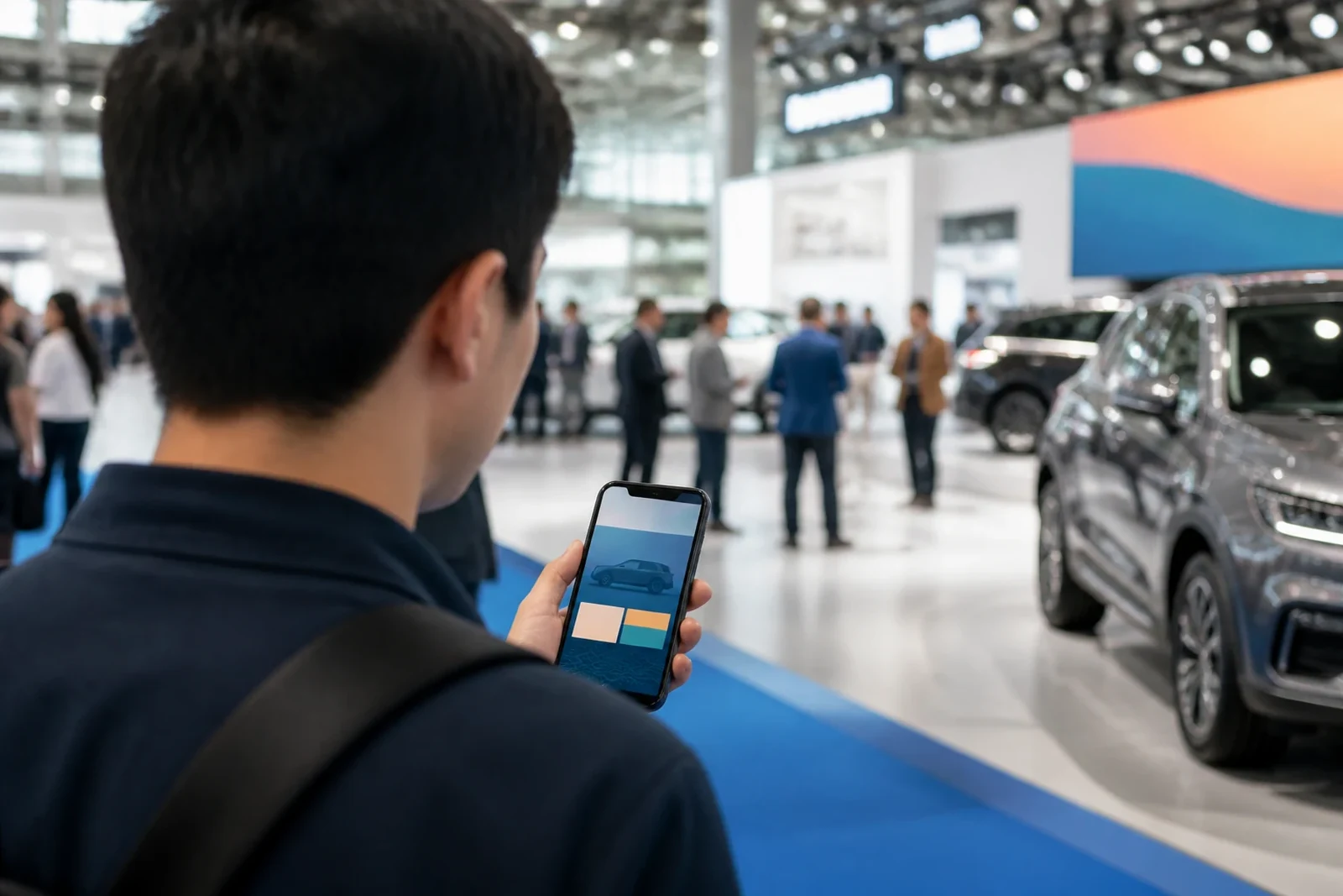 Иллюстрация: лендинги и бот для мероприятий chery без логотипов и текста